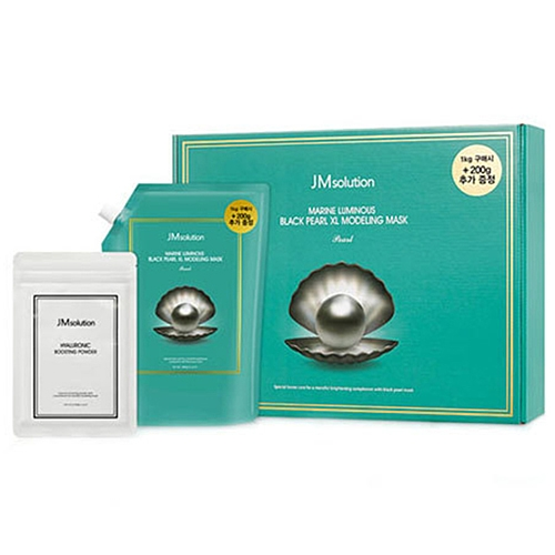 Jmsolution Набор Marine Luminous Black Pearl XL Modeling Mask Альгинатный с Черным Жемчугом, 250г