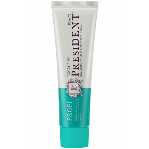 President Паста Profi Exclusive Зубная (75 RDA), 100 мл *r