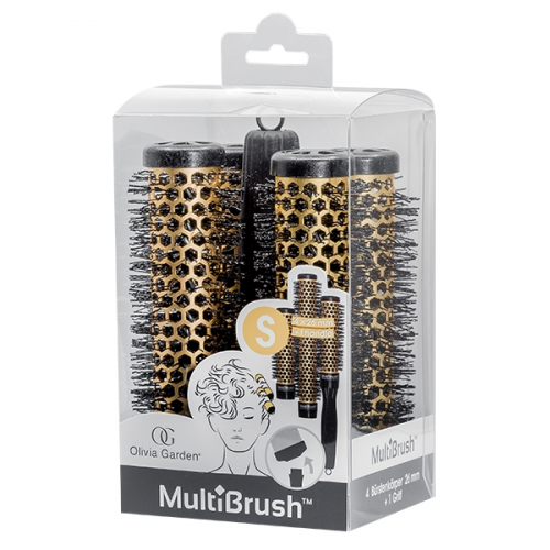 OLIVIA Garden Набор MultiBrush Брашингов для Укладки Волос 26 мм 4 шт со Съемной Ручкой в Комплекте