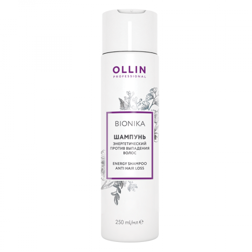 OLLIN PROFESSIONAL Шампунь BioNika Energy Shampoo Anti Hair Loss Энергетический Против Выпадения Волос, 250 мл