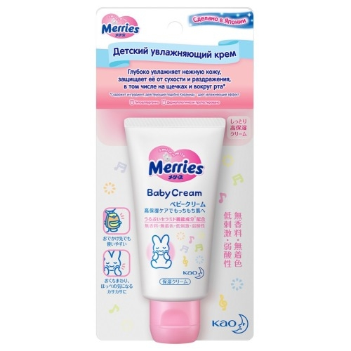 MERRIES Крем Baby Cream Детский Увлажняющий, 60 г