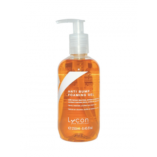 Lycon Гель Anti Bump Foming Gel для Душа с Фруктовыми кислотами, Лимонным Чайным деревом, Арникой и Календулой, 250 мл