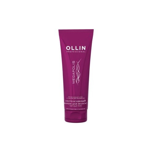 OLLIN PROFESSIONAL Крем Megapolis Intensive Hair Cream Интенсивный для Волос на Основе Черного Риса, 250 мл