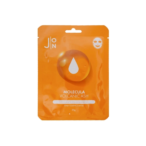 J:ON Набор Molecula Volcanic Ash Daily Essence Mask Тканевых Масок для Лица с Экстрактом Вулканического Пепла, 23 мл*10 шт