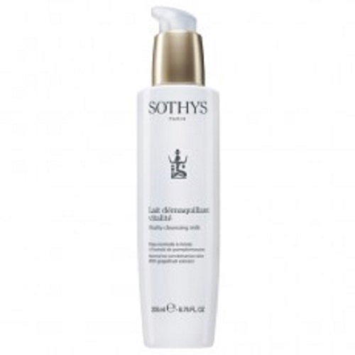 Sothys Молочко Vitality Cleansing Milk Очищающее для Нормальной и Комбинированной Кожи с Экстрактом Грейпфрута, 200 мл