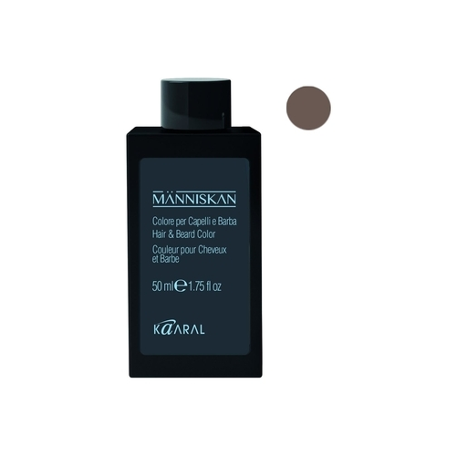 Kaaral Набор Manniskan Hair & Beard 5/6 Light Brown/Dark Blonde для Окрашивания Волос и Бороды Светло-Коричневый/Темный Блондин, 3*50 мл+150 мл