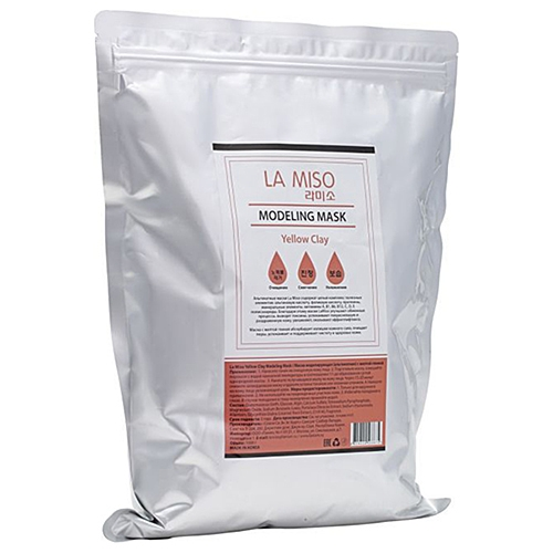 La Miso Маска Yellow Clay Modeling Mask Альгинатная с Желтой Глиной, 1000г