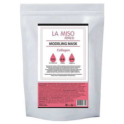 La Miso Маска Collagen Modeling Mask Альгинатная с Коллагеном, 1000г