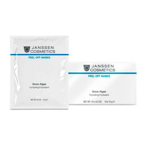 JANSSEN COSMETICS Маска Snow Algae Hydrating Anti-Age Увлажняющая Альгинатная, 10*15г