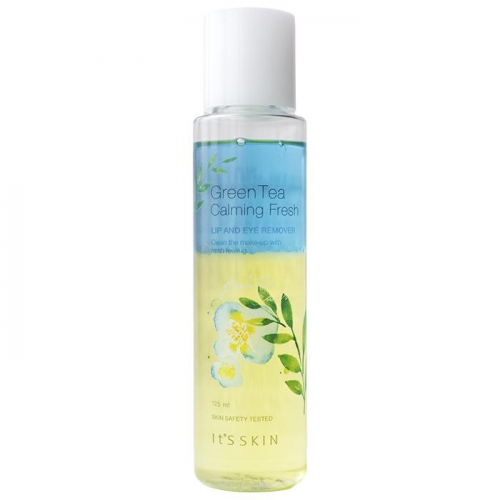 It's Skin Средство Green Tea Calming LIp&Eye Cleansing Remover для Снятия Макияжа с лаз и уб с Зеленым Чаем, 125 мл