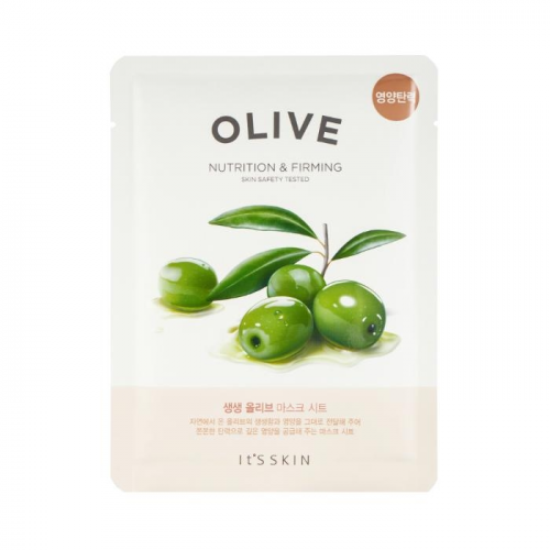 It's Skin Маска The Fresh Olive Mask Sheet Интенсивно Увлажняющая Тканевая с Маслом Оливы, 22г