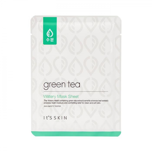 It's Skin Маска Green Tea Watery Mask Sheet Тканевая для Жирной и Комбинированной Кожи с Зеленым Чаем, 17г