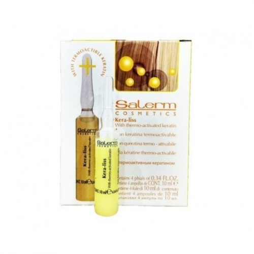 Salerm Cosmetics Лосьон Kera Liss с Восстанавливающим Кератином, (8*4)*10 мл