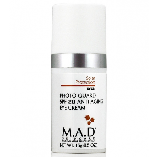 M.A.D SkinCare Крем Photo Guard SPF20 Anti Aging Eye Cream Антивозрастной для Глаз с Защитой SPF 20, 15г