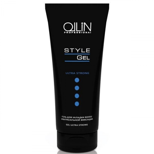 OLLIN PROFESSIONAL Гель Gel Ultra Strong для Укладки Волос Ультрасильной Фиксации, 200 мл