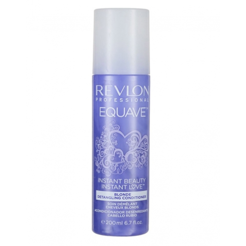 REVLON Кондиционер Equave Instant Beauty Blonde Несмываемый 2-ух фазный для Мелированных и Седых Волос, 200 мл