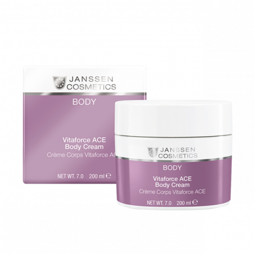 JANSSEN COSMETICS Крем Vitaforce ACE Body Cream Насыщенный для Тела с Витаминами A, C и E, 200 мл