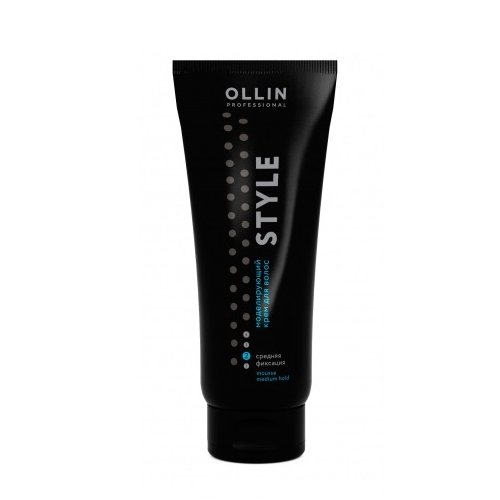 OLLIN PROFESSIONAL Крем Medium Fixation Hair Styling Cream Моделирующий для Волос Средней Фиксации, 200 мл