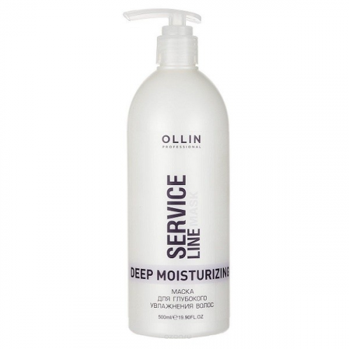 OLLIN PROFESSIONAL Маска Deep moisturizing mask для Глубокого Увлажнения Волос, 500 мл