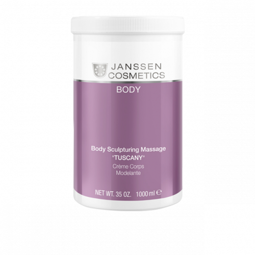 JANSSEN COSMETICS Крем Body Sculpturing Massage Tuscany Массажный Таскани с Эфирным Маслом Апельсина, 1000 мл