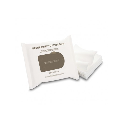 Germaine de Capuccini Салфетки Options Make-up Rem.Towelett.Wakame Dispens для Демакияжа, 20 шт