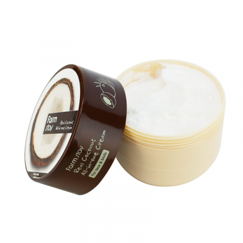 FarmStay Крем Real Coconut All-in-one Cream Многофункциональный с Кокосом, 300 мл
