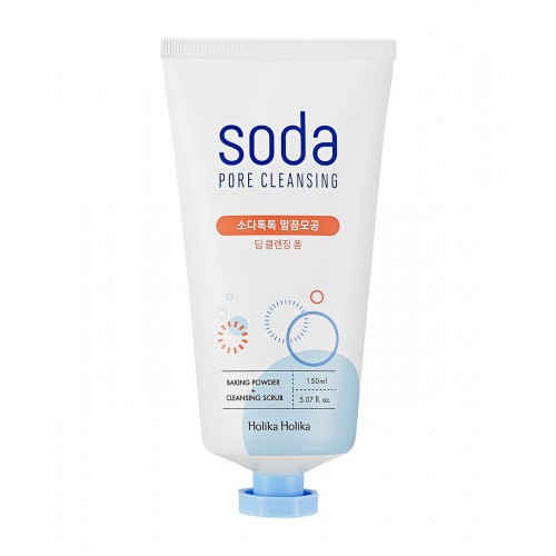 Holika Holika Пенка Soda Tok Tok Clean Pore Deep Cleansing Foam Глубоко Очищающая для Лица Сода Ток Ток Клин Пор, 150 мл