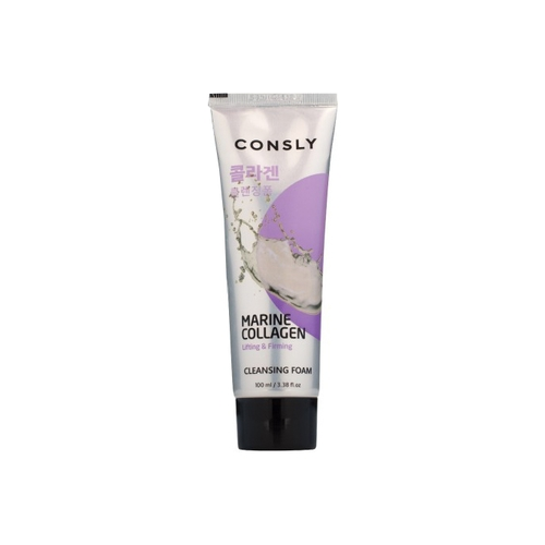 Consly Пенка Marine Collagen Lifting Creamy Cleansing Foam Укрепляющая Кремовая для Умывания с Морским Коллагеном, 100 мл