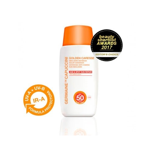 Germaine de Capuccini Эмульсия Golden Caresse Advanced Anti-Ageing Sun Emul.SPF50 Усиленная Солнцезащитная Антивозрастная SPF50, 50 мл