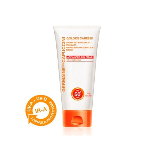Germaine de Capuccini Крем Golden Caresse Advanced Anti-Ageing Sun Cr. Усиленный Солнцезащитный Антивозрастной SPF50+, 50 мл