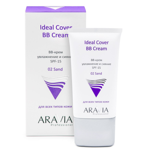 ARAVIA BB-Крем Ideal Cover BB-Cream Увлажняющий SPF-15 Тон 02, 50 мл