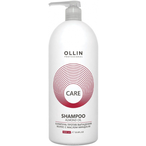 OLLIN PROFESSIONAL Шампунь Almond Oil Shampoo Против Выпадения Волос с Маслом Миндаля, 1000 мл