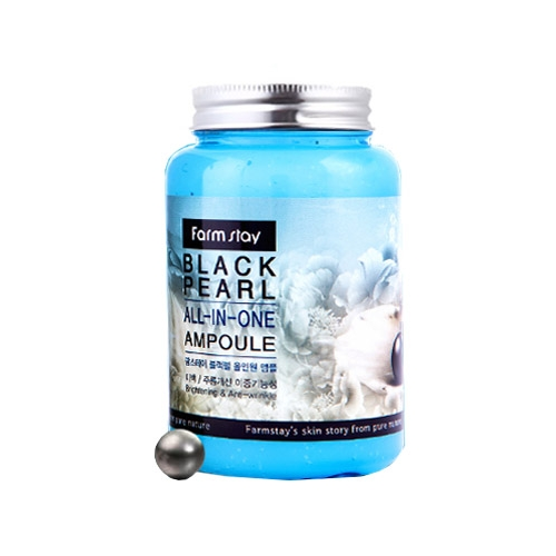FarmStay Сыворотка Black Pearl All-In-One Ampoule Многофункциональная Ампульная с Черным Жемчугом, 250 мл