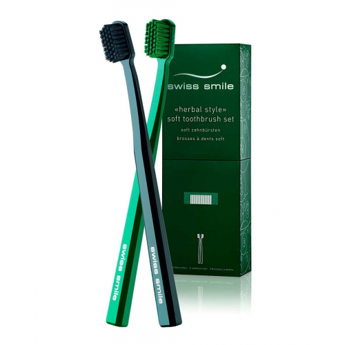 Swiss Smile Набор Herbal Bliss Мягких Зубных Щёток, 2 шт