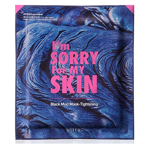 I’m Sorry For My Skin Маска Black Mud Mask-Tightening для Лица Тканевая с Черной Глиной, 18 мл