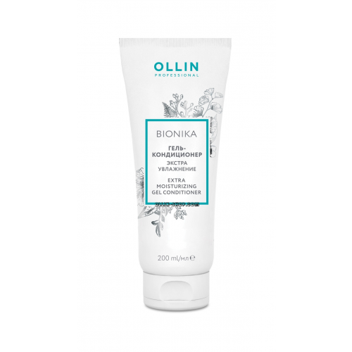 OLLIN PROFESSIONAL Гель-Кондиционер BioNika Extra Moisturizing Gel Conditioner Экстра Увлажнение, 200 мл