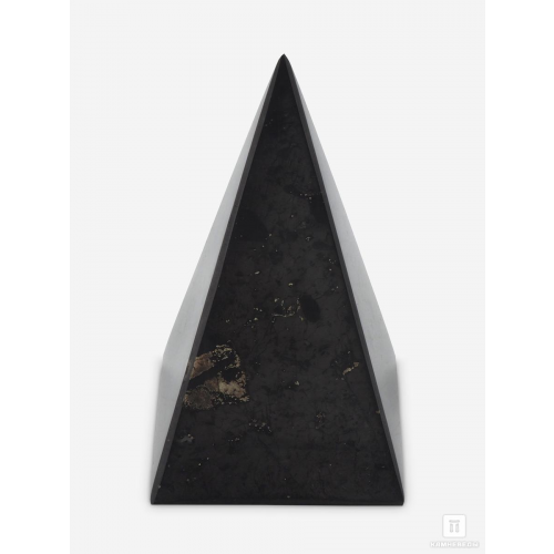 Пирамида из шунгита, полированная 10х5,5х5,5 см