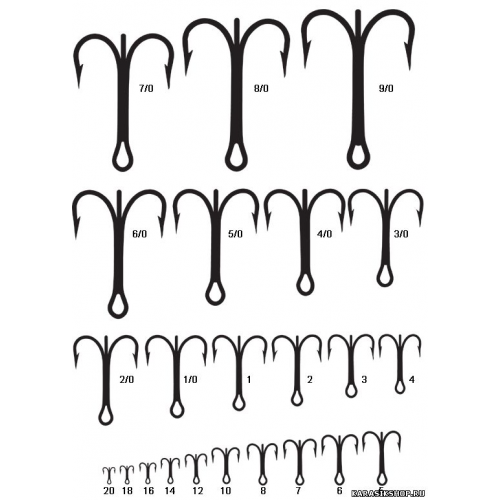 Тройник Takedo 3551 1уп=100 шт № 1/0 КР-000342