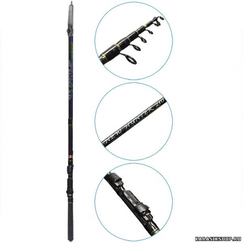Спиннинг телеск. New Hunter 10-30 гр. 3,3 м карбон CП1-00093