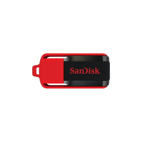 Флешка SanDisk Cruzer Switch 32Gb чёрный/красный