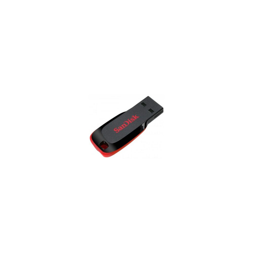 Флешка SanDisk Cruzer Blade 64Gb чёрный/красный