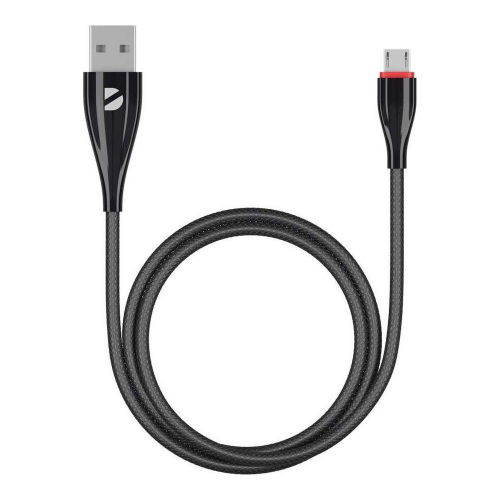 USB кабель Deppa Ceramic USB (m)-micro USB (m) 1 м. (72285) чёрный