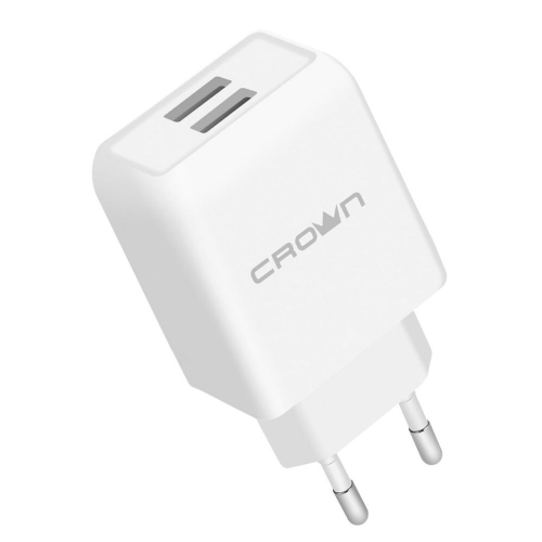 Сетевое зарядное устройство Crown CMWC-3002 белый