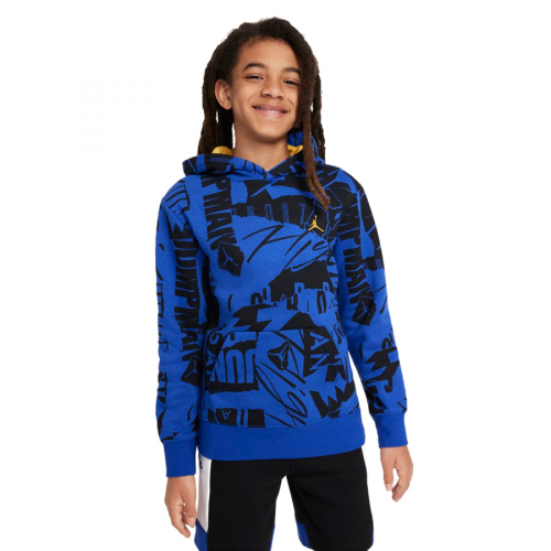 Подростковая толстовка Air Jordan Essentials All Over Printed Pullover Big Kids