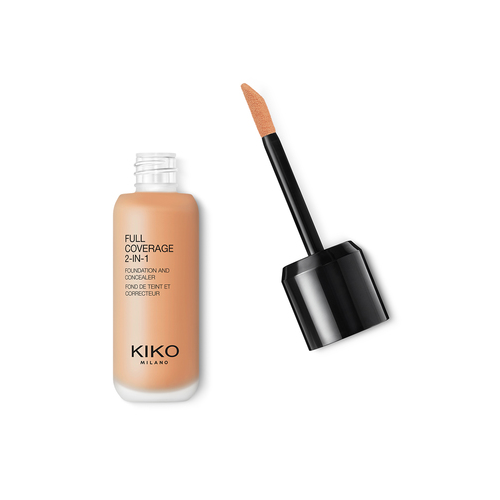 Kiko Milano FULL COVERAGE 2-IN-1 FOUNDATION - CONCEALER/2-В-1 ТОНАЛЬНОЕ СРЕДСТВО И КОНСИЛЕР С ВЫСОКОЙ СТЕПЕНЬЮ ПОКРЫТИЯ