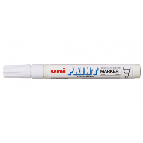 Маркер-краска 2,8 мм "Paint PX-20" белый Uni PAINT Uni-66321