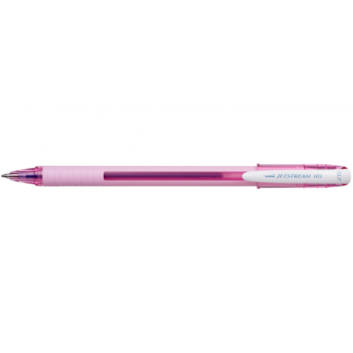 Ручка шариковая UNI Jetstream "SX-101-07FL" 0,7 мм, цв. синий, корп. розовый Uni UNI-120356