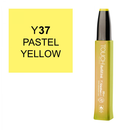 Заправка для маркеров Touch "Refill Ink" 20 мл Y37 Пастельный желтый ShinHan Art (Touch) T-Y37