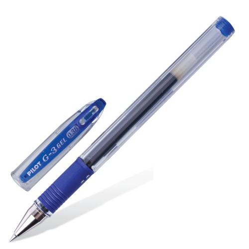 Ручка гелевая Pilot "G-1" 0,38 мм синяя Pilot-BLN-G3-38 (L)