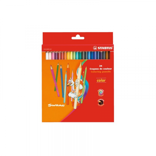 Набор карандашей цветных Stabilo "Swano Color" 24 цв в карт кор STBL-1924/77-11